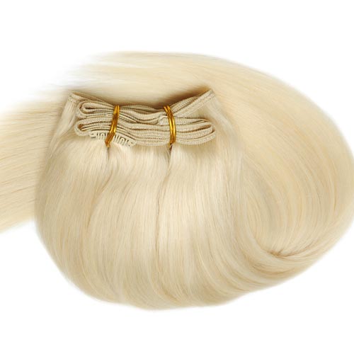 Verrijken viering eiland Clip in extensions zeer goedkoop geprijsd van echt human hair.