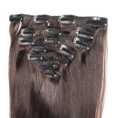 Clip in hair extensions van hair 60 en 200