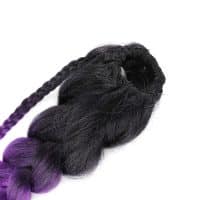 Synthetische staart in funky kleuren - Afbeelding 2